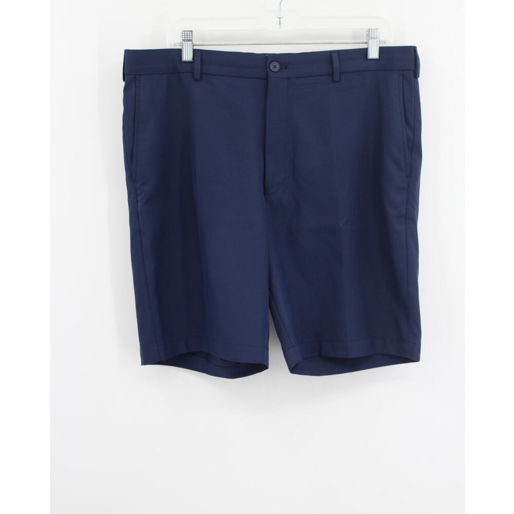 Peter Millar Salem Performance Golf Shorts Mens 36 Dark Blue Flat Front